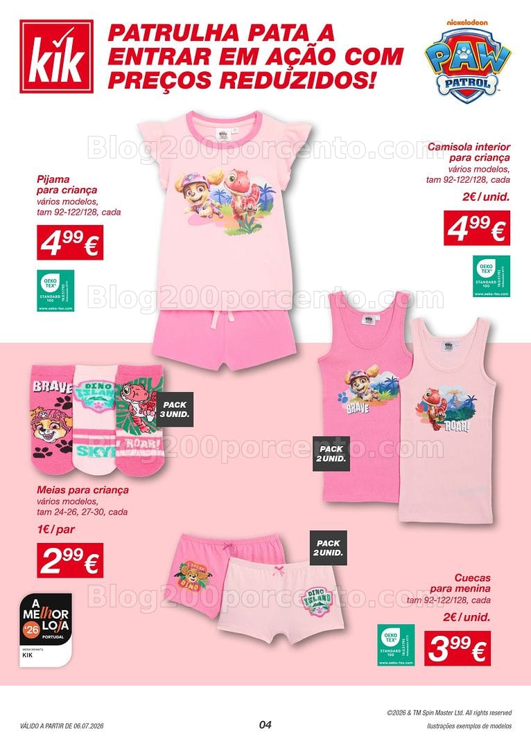 Antevisão Folheto KIK Promoções a partir de 6 julho