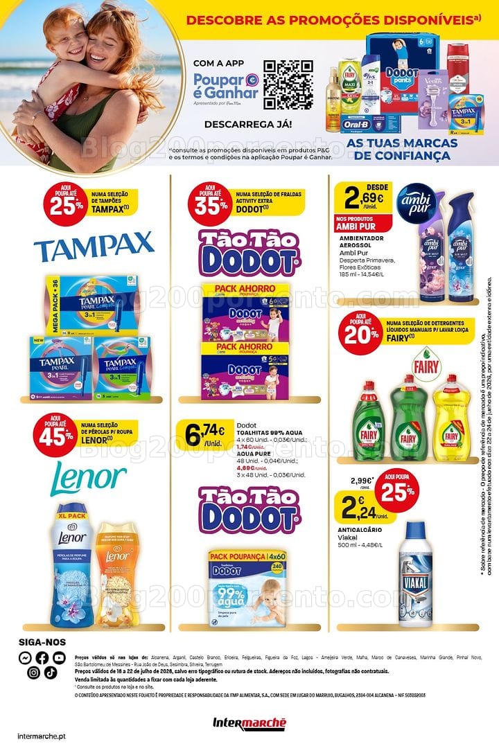 Antevisão Folheto INTERMARCHÉ Especial Higiene e Limpeza Promoções de 16 a 22 julho