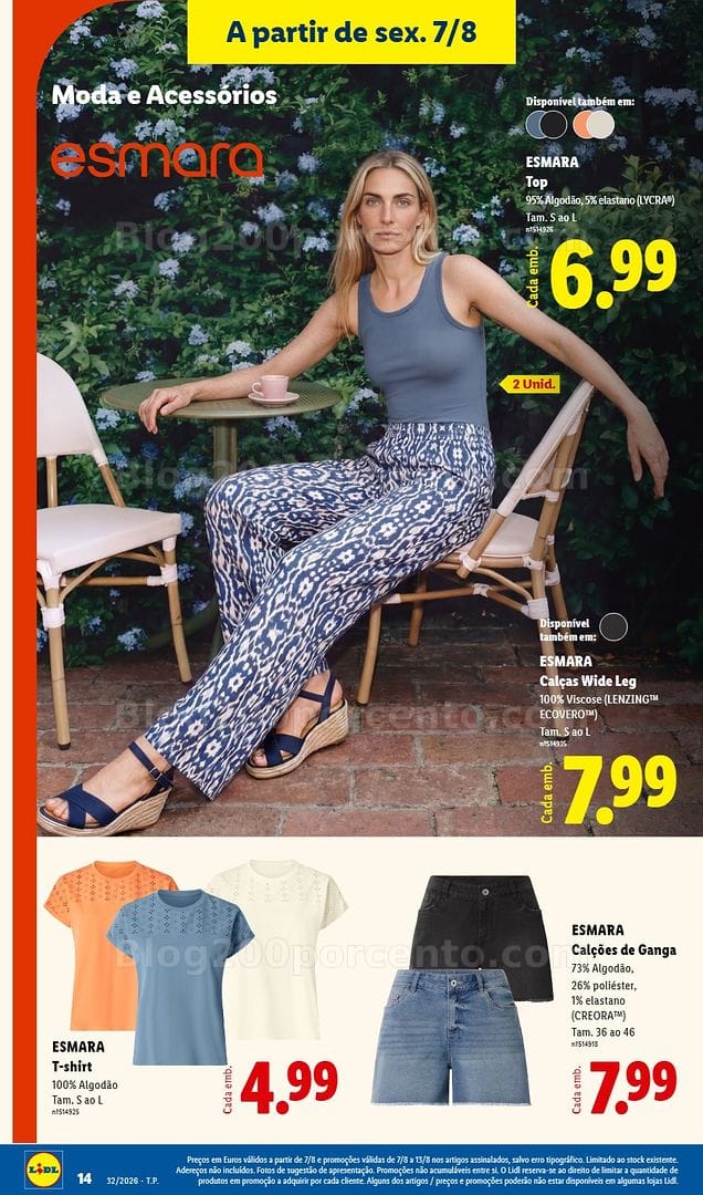 Antevisão Folheto LIDL Bazar Promoções de 3 a 13 agosto