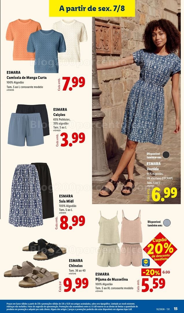 Antevisão Folheto LIDL Bazar Promoções de 3 a 13 agosto