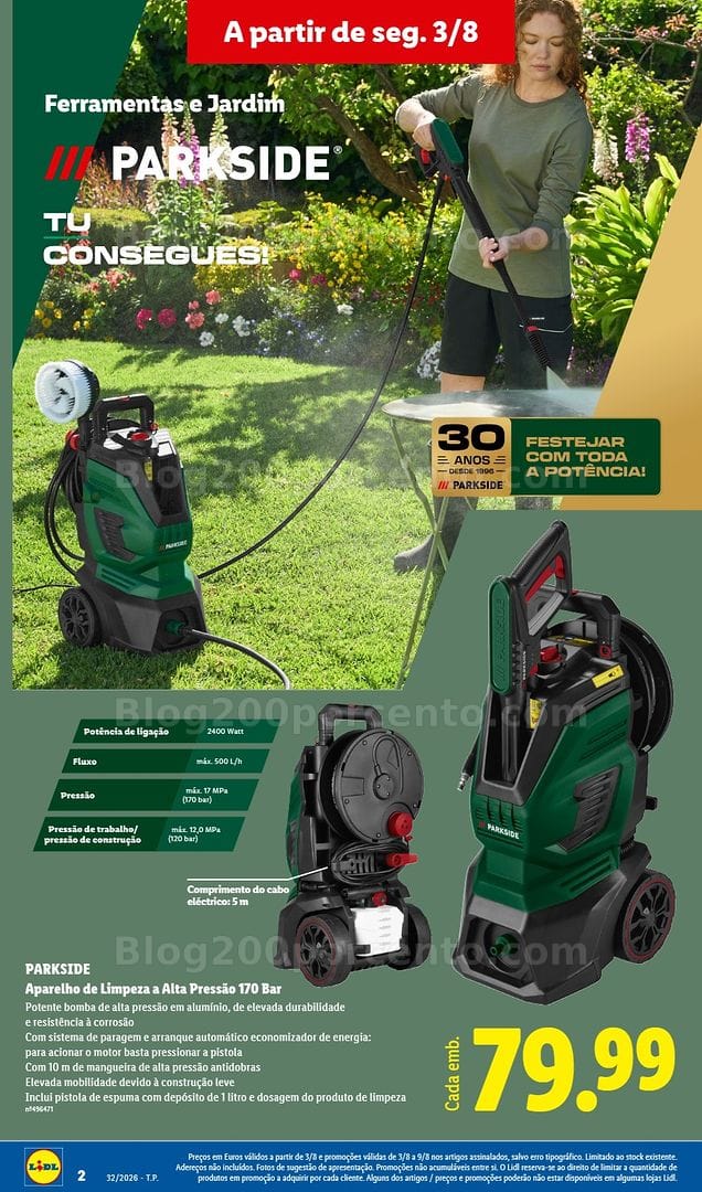 Antevisão Folheto LIDL Bazar Promoções de 3 a 13 agosto