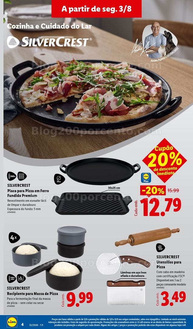 Antevisão Folheto LIDL Bazar Promoções de 3 a 13 agosto