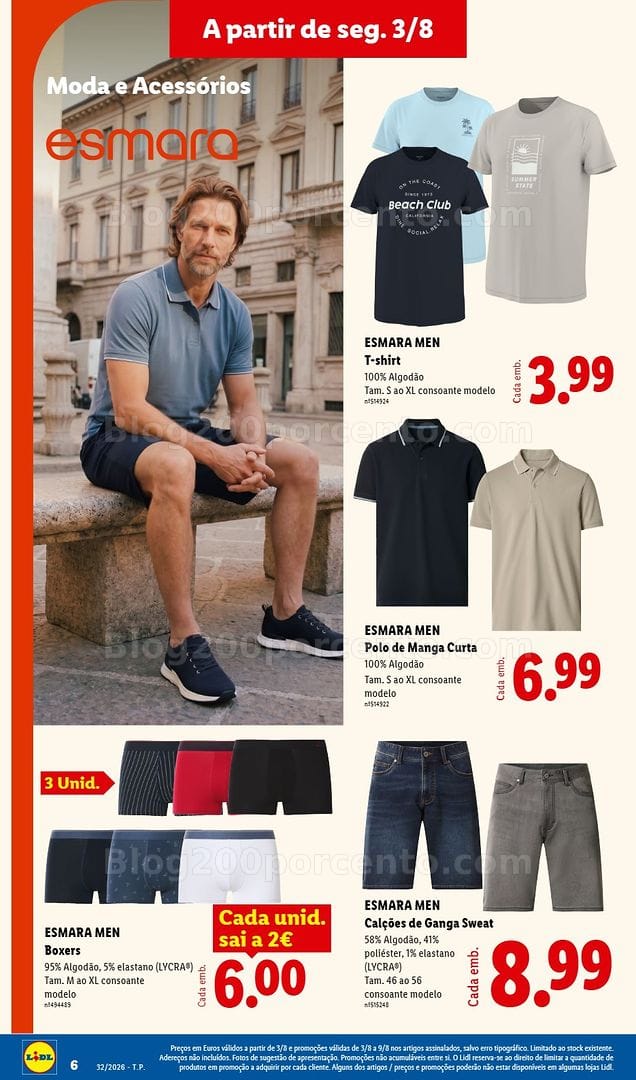 Antevisão Folheto LIDL Bazar Promoções de 3 a 13 agosto