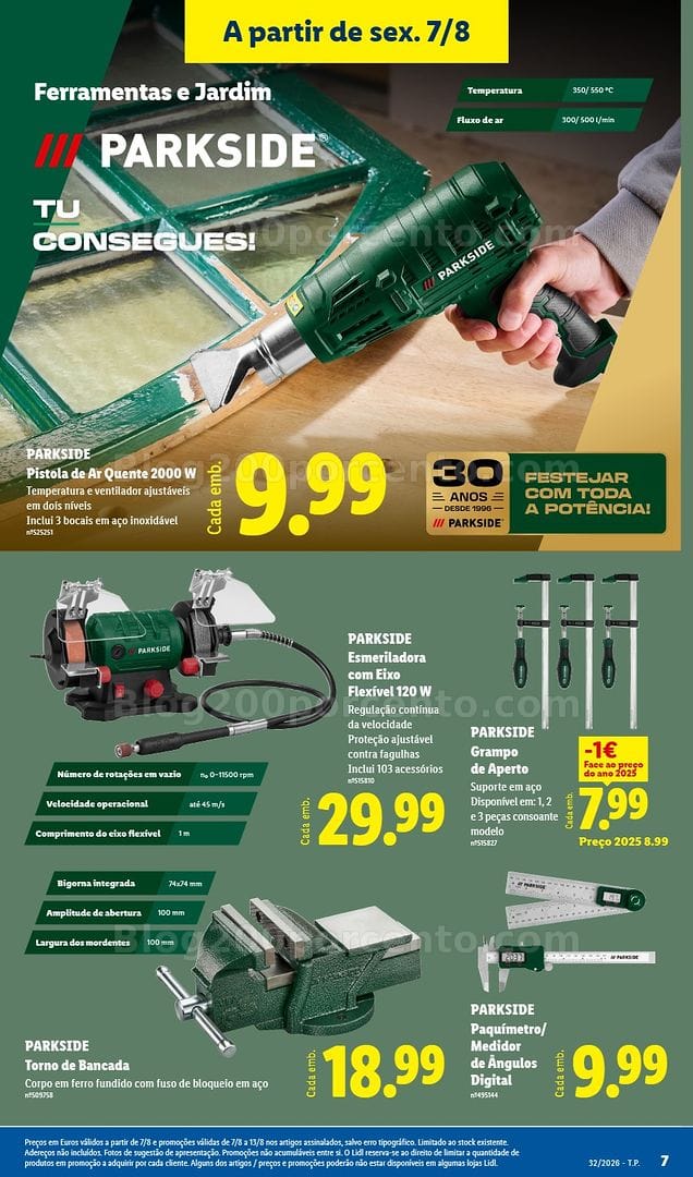 Antevisão Folheto LIDL Bazar Promoções de 7 a 13 agosto - Edição Digital