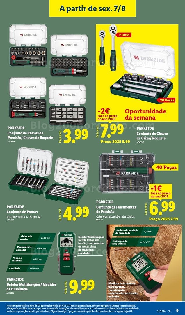 Antevisão Folheto LIDL Bazar Promoções de 3 a 13 agosto