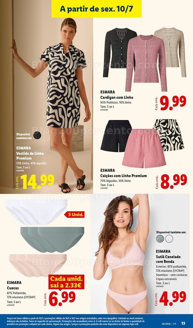 Antevisão Folheto LIDL Bazar Promoções de 6 a 16 julho - Edição Digital