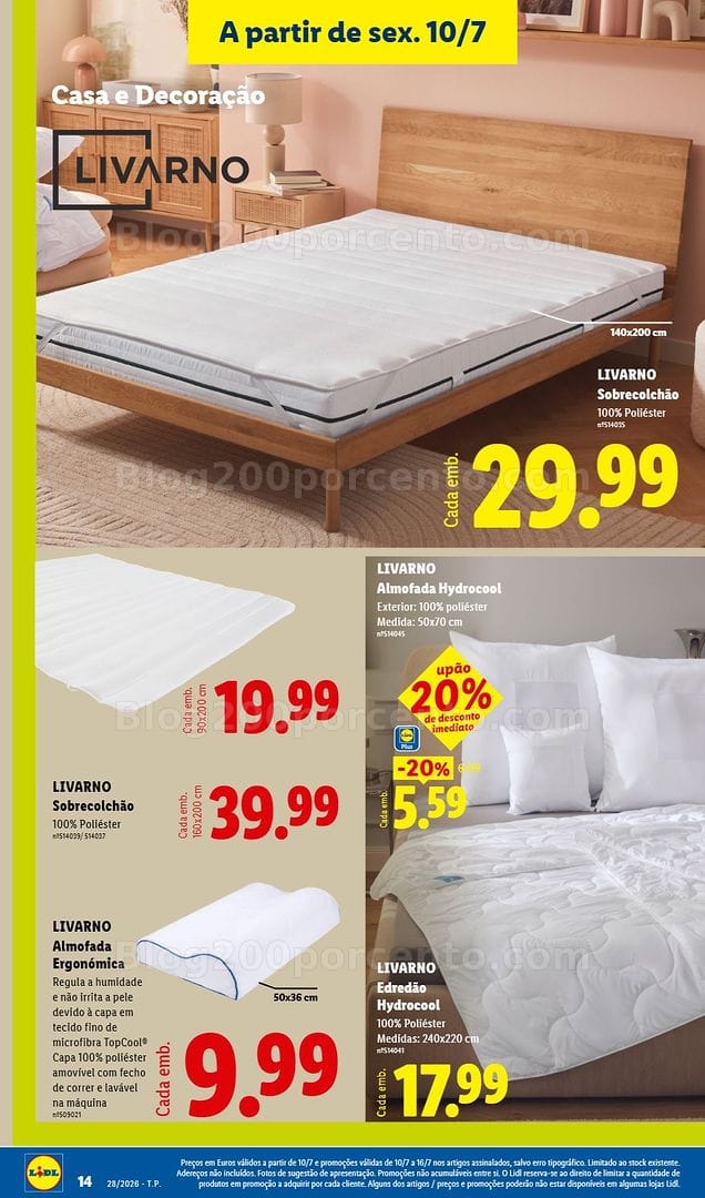 Antevisão Folheto LIDL Bazar Promoções de 6 a 16 julho - Edição Digital