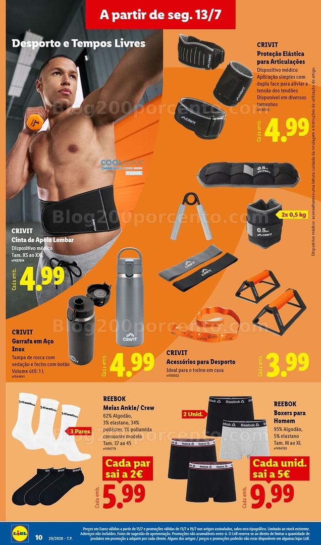 Antevisão Folheto LIDL Bazar Promoções de 13 a 23 julho