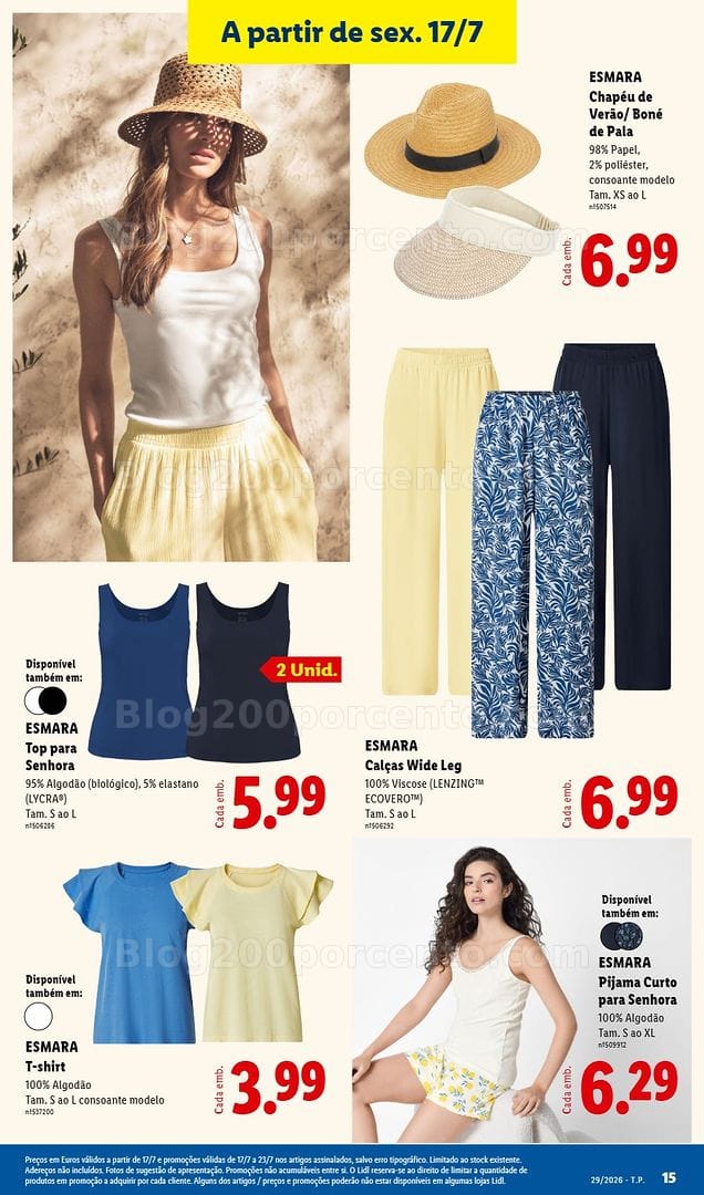 Antevisão Folheto LIDL Bazar Promoções de 13 a 23 julho