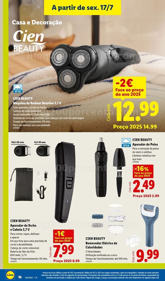 Antevisão Folheto LIDL Bazar Promoções de 13 a 23 julho