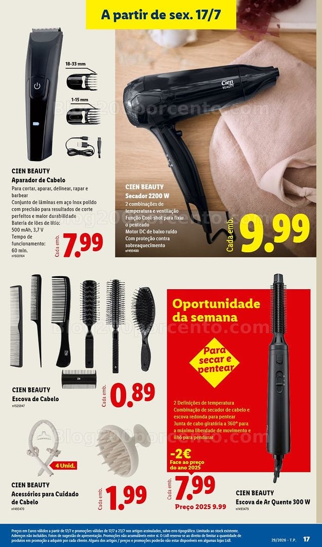 Antevisão Folheto LIDL Bazar Promoções de 13 a 23 julho
