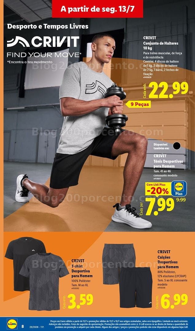 Antevisão Folheto LIDL Bazar Promoções de 13 a 23 julho