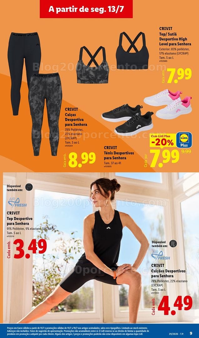 Antevisão Folheto LIDL Bazar Promoções de 13 a 23 julho