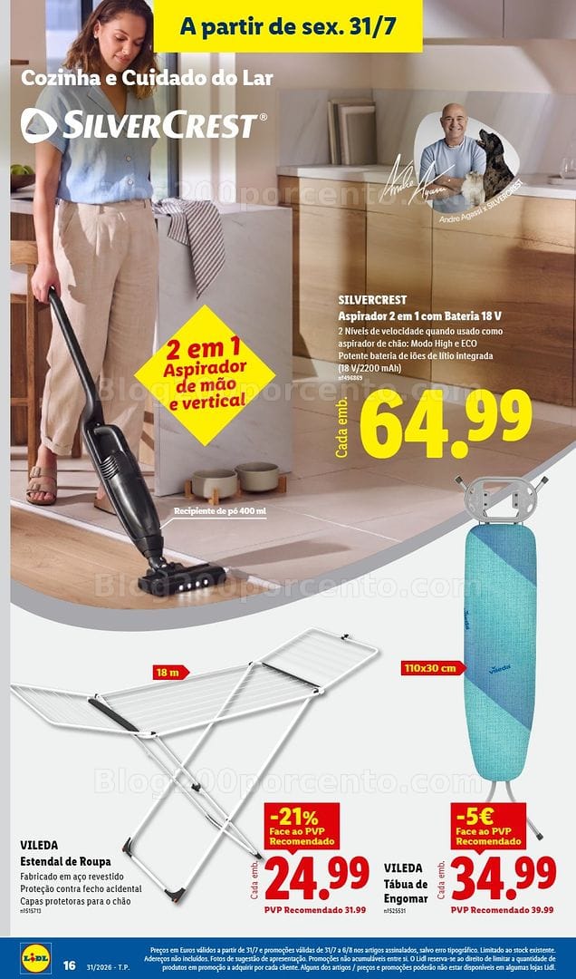 Antevisão Folheto LIDL Bazar Promoções de 27 julho a 6 agosto