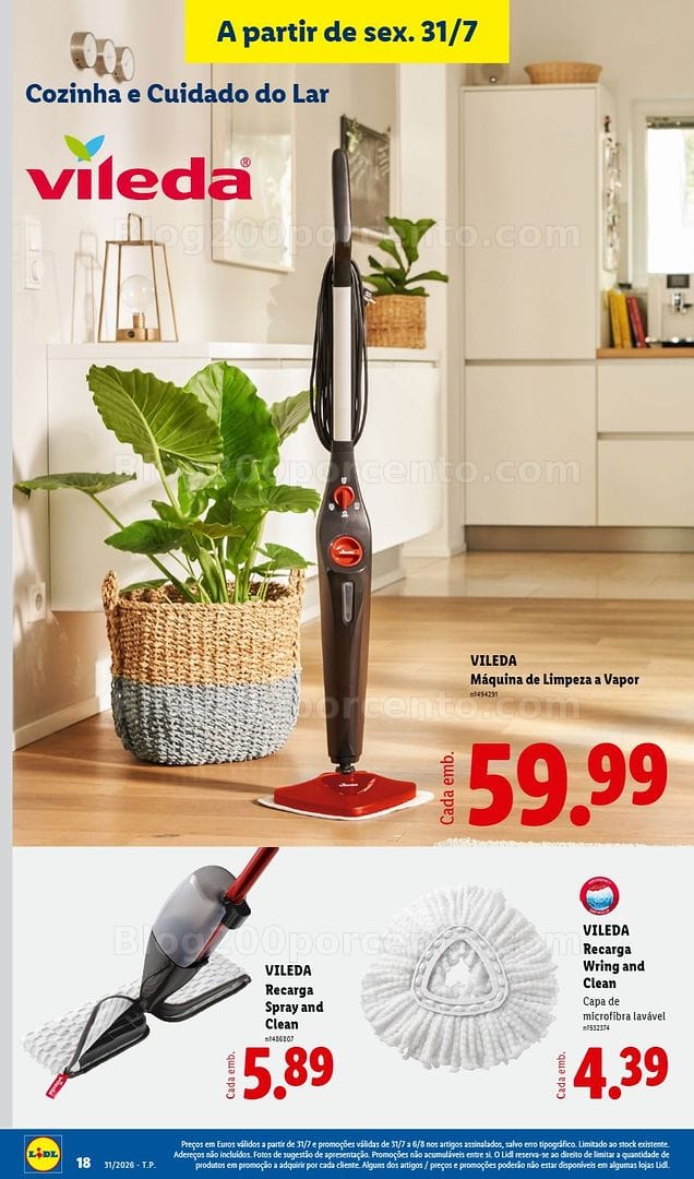 Antevisão Folheto LIDL Bazar Promoções de 27 julho a 6 agosto