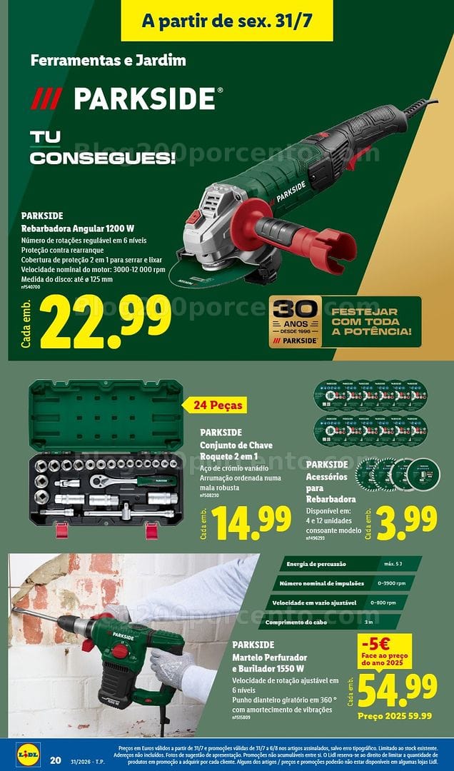 Antevisão Folheto LIDL Bazar Promoções de 27 julho a 6 agosto
