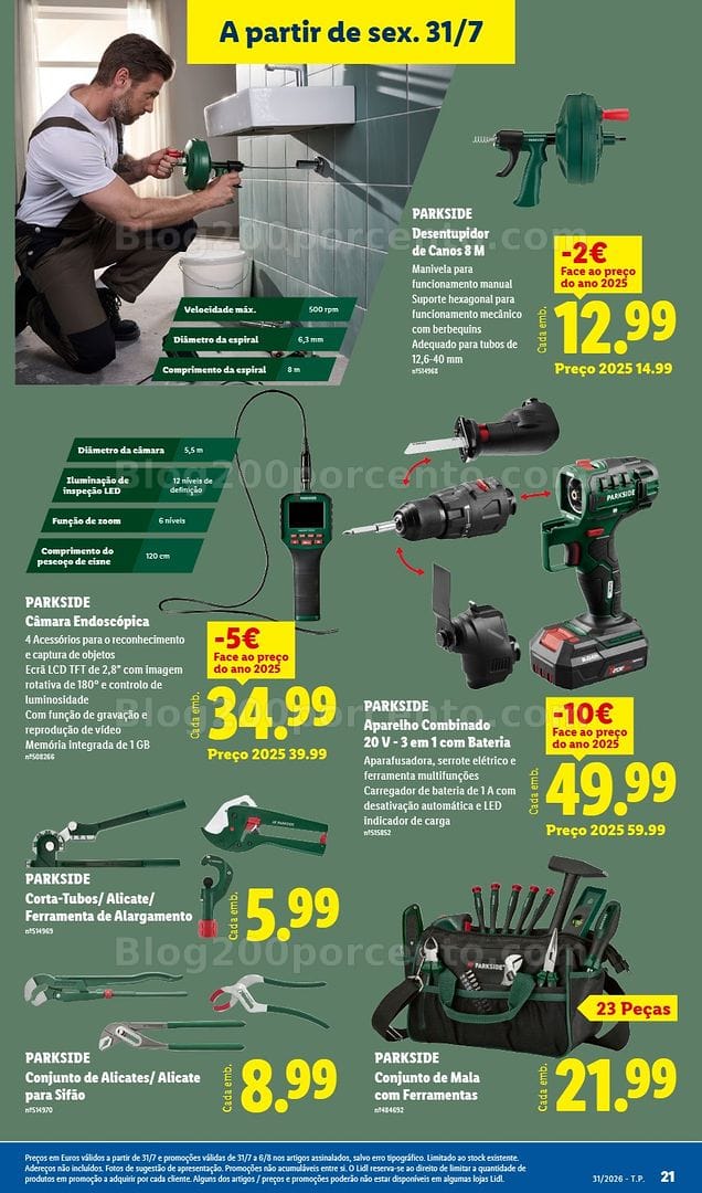 Antevisão Folheto LIDL Bazar Promoções de 27 julho a 6 agosto