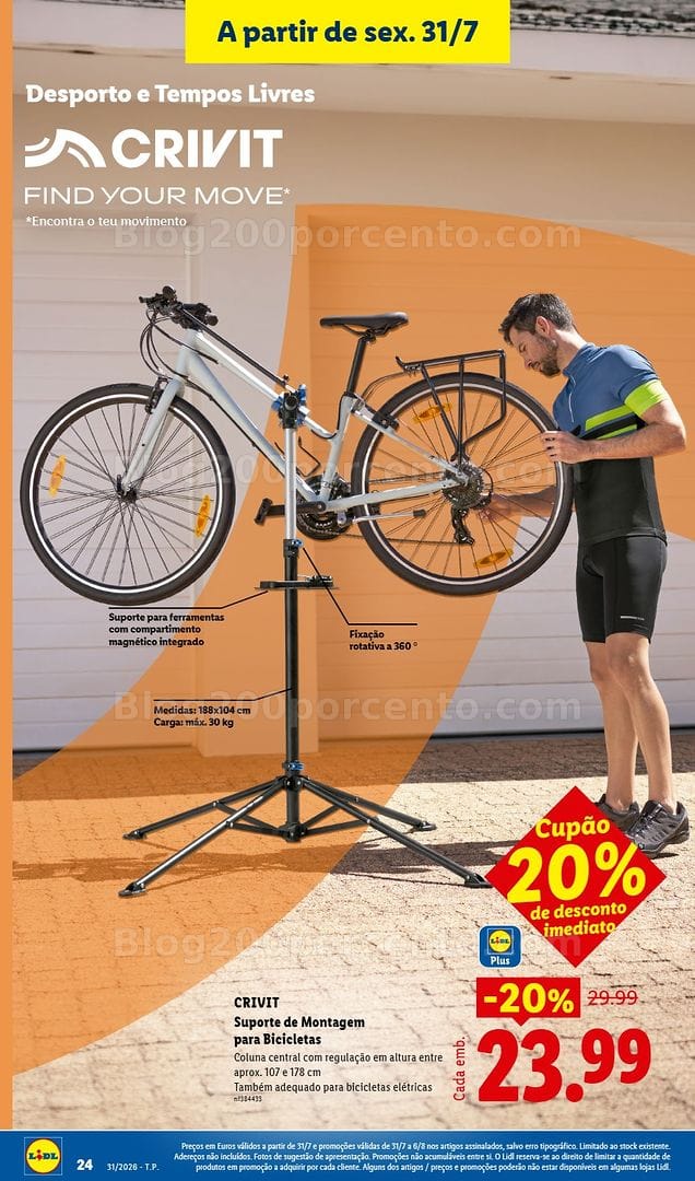 Antevisão Folheto LIDL Bazar Promoções de 27 julho a 6 agosto