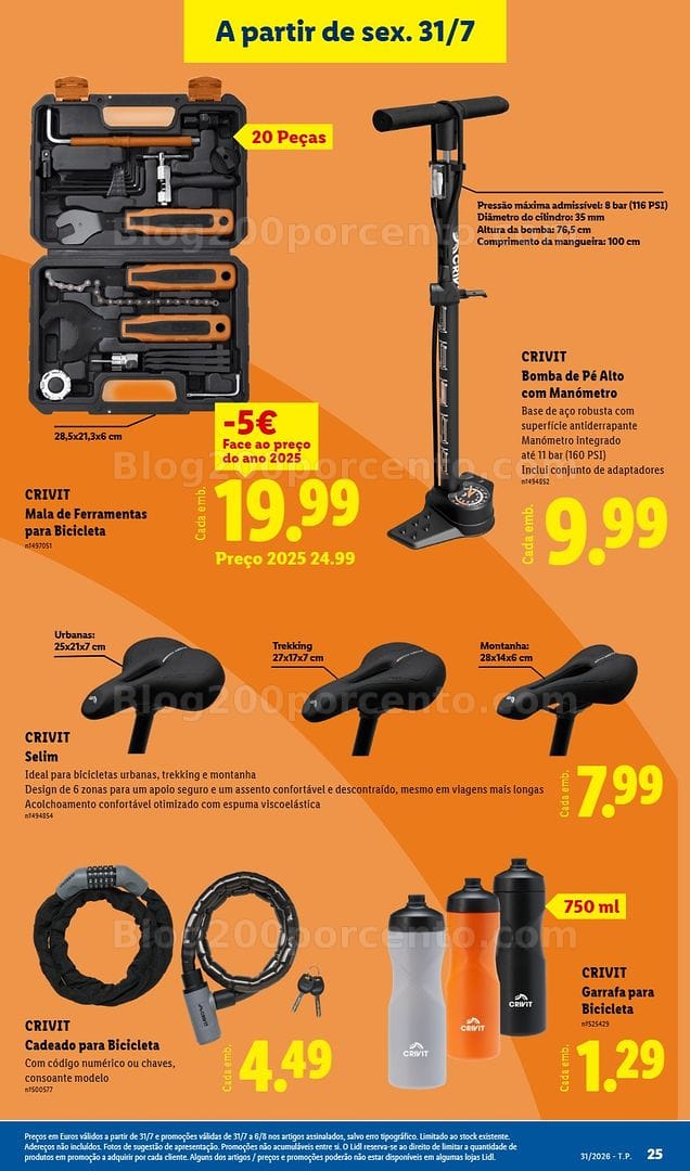 Antevisão Folheto LIDL Bazar Promoções de 27 julho a 6 agosto