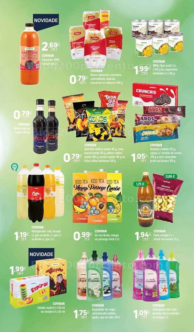 Antevisão Folheto COVIRAN Promoções de 28 julho a 9 agosto