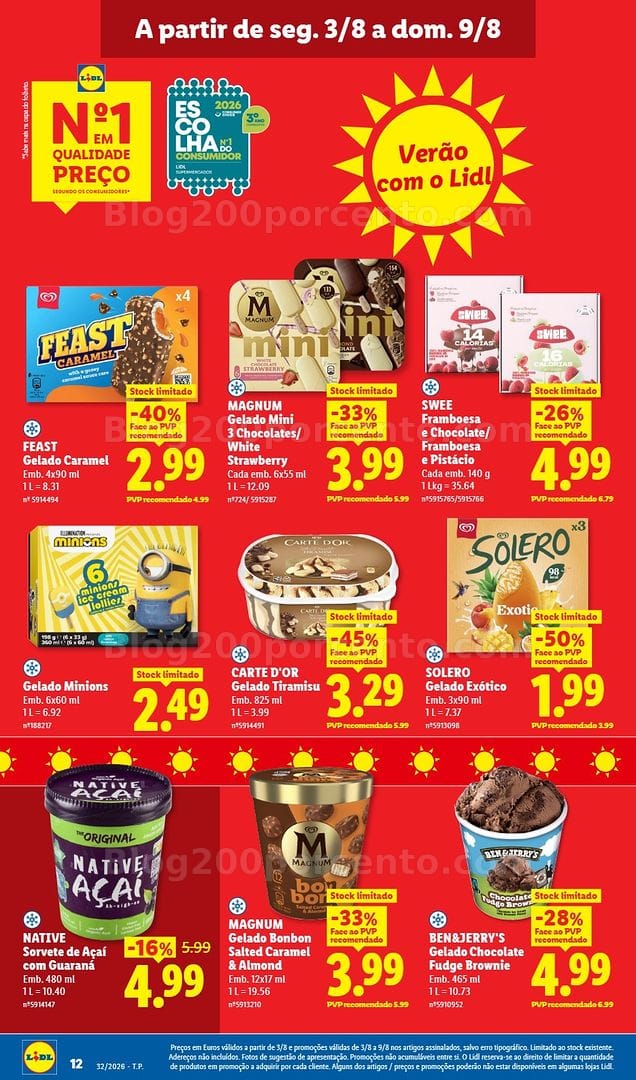 Antevisão Folheto LIDL Promoções de 3 a 9 agosto - Edição Digital