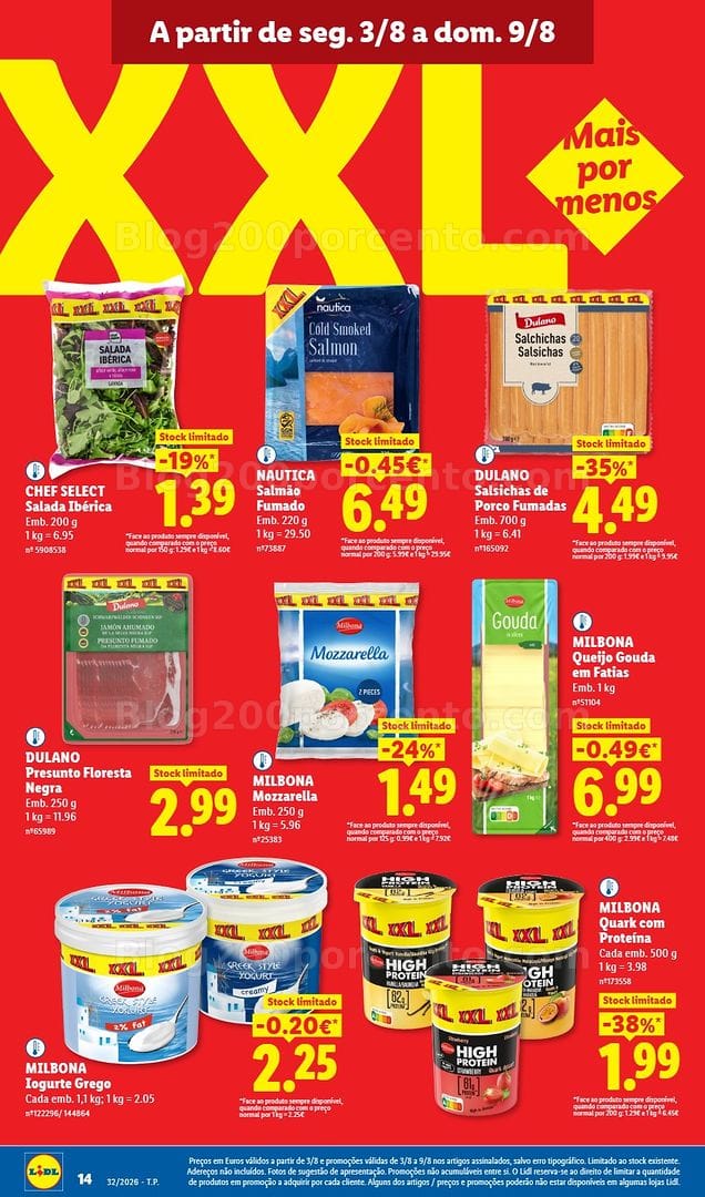 Antevisão Folheto LIDL Promoções de 3 a 9 agosto - Edição Digital