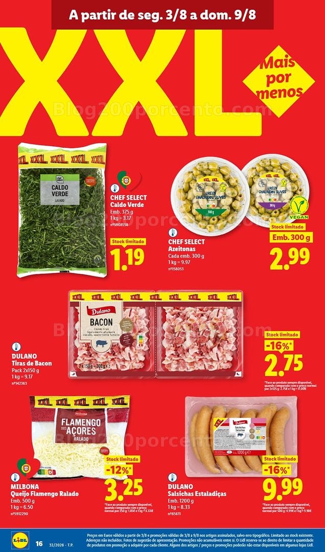Antevisão Folheto LIDL Promoções de 3 a 9 agosto - Edição Digital