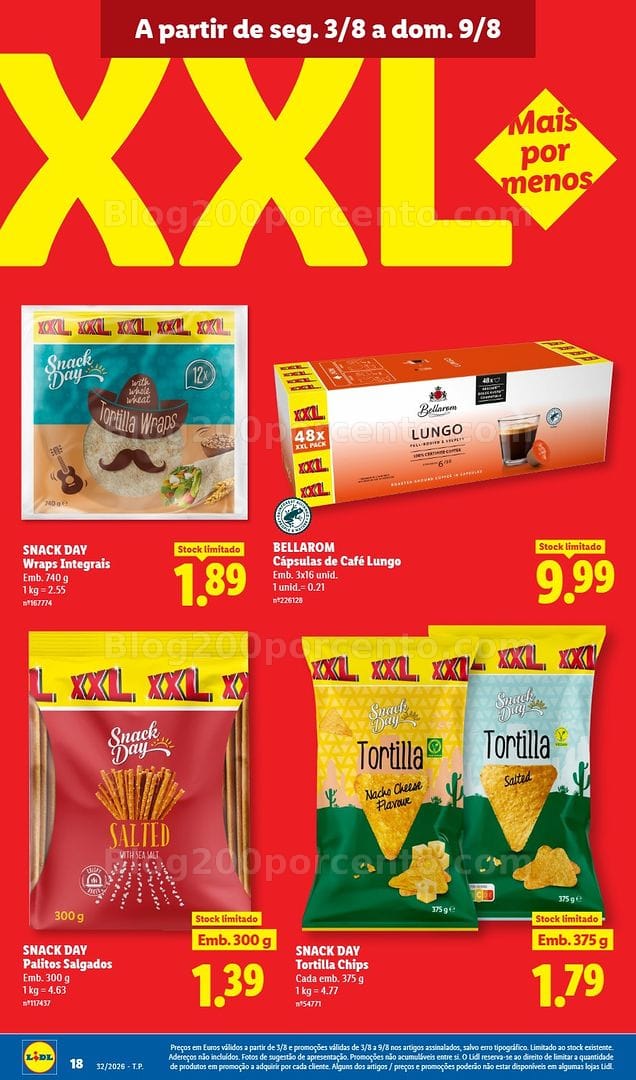 Antevisão Folheto LIDL Promoções de 3 a 9 agosto - Edição Digital