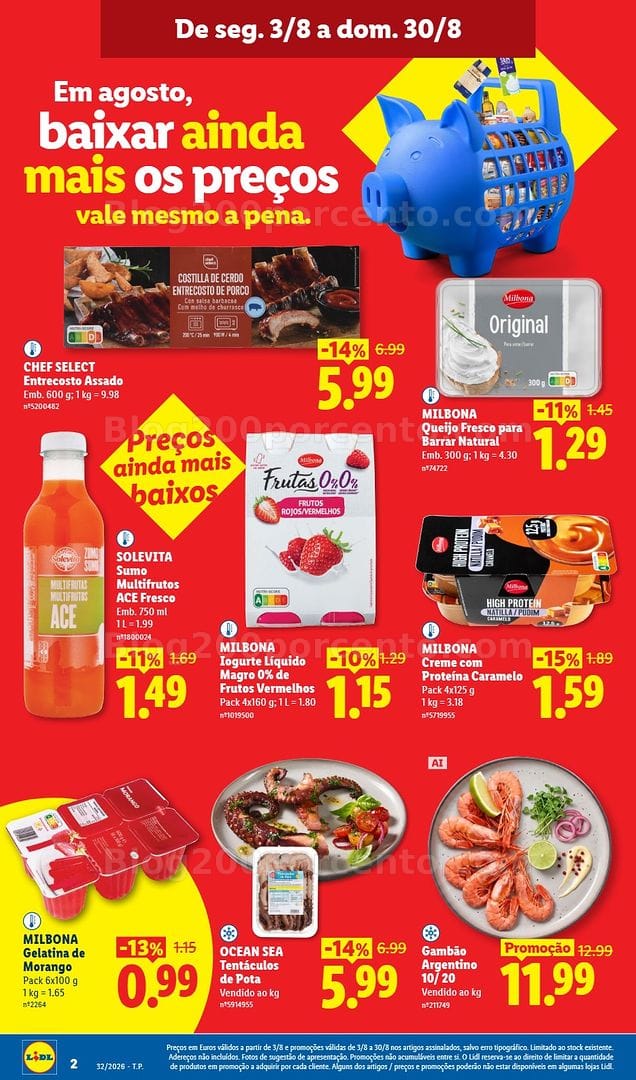 Antevisão Folheto LIDL Promoções de 3 a 9 agosto - Edição Digital