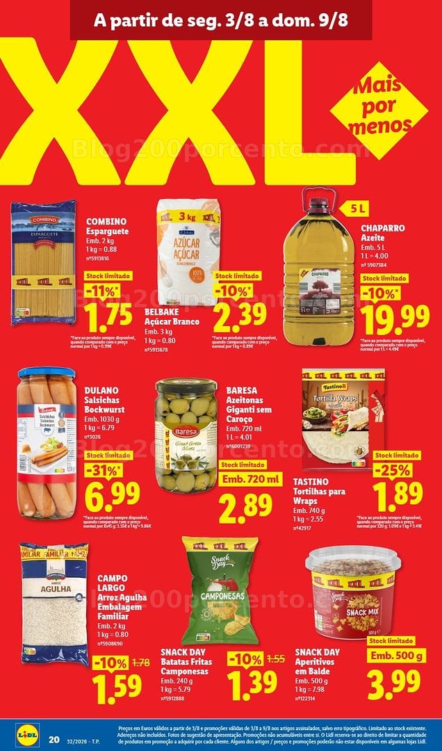 Antevisão Folheto LIDL Promoções de 3 a 9 agosto - Edição Digital