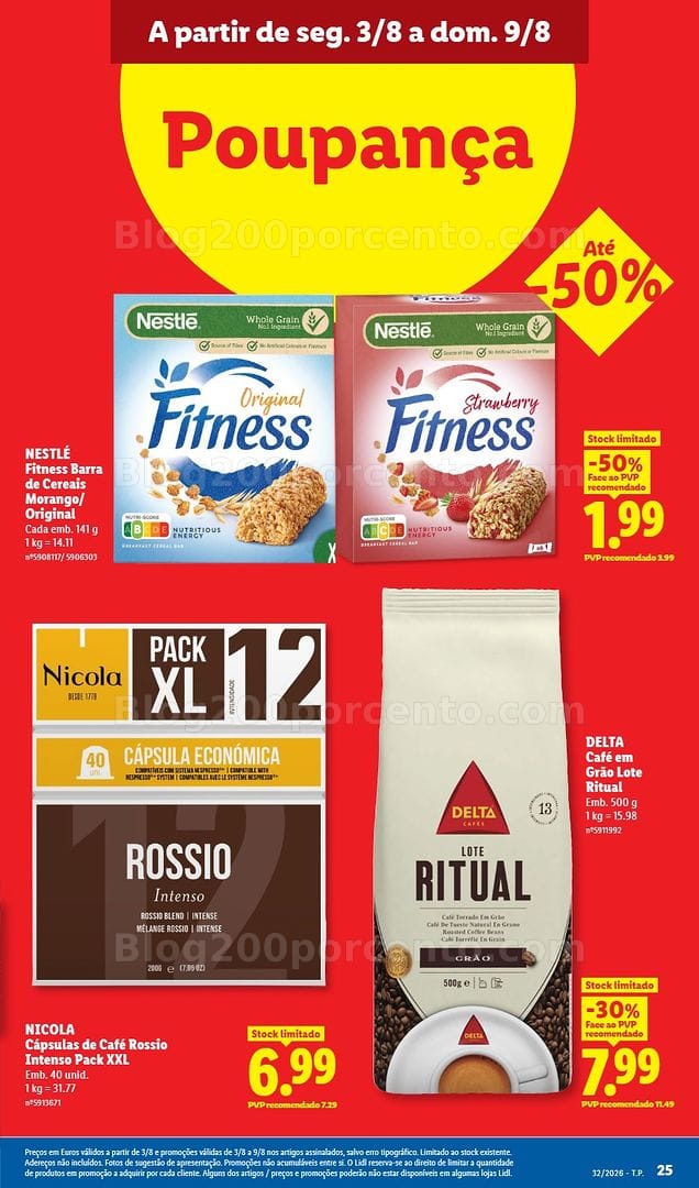 Antevisão Folheto LIDL Promoções de 3 a 9 agosto - Edição Digital