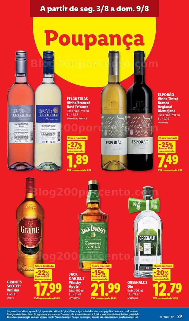 Antevisão Folheto LIDL Promoções de 3 a 9 agosto - Edição Digital