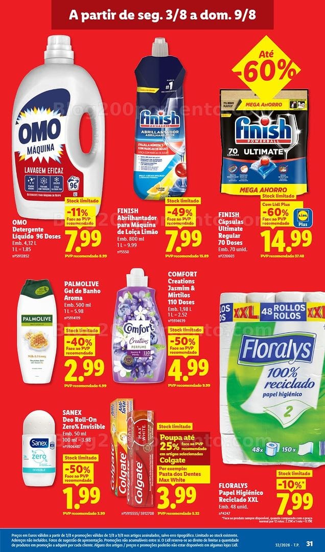 Antevisão Folheto LIDL Promoções de 3 a 9 agosto - Edição Digital