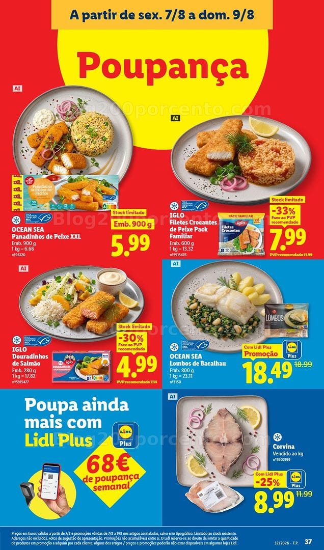 Antevisão Folheto LIDL Promoções de 3 a 9 agosto - Edição Digital