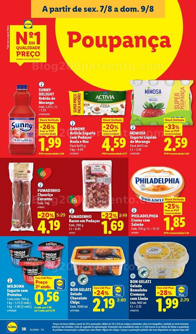 Antevisão Folheto LIDL Promoções de 3 a 9 agosto - Edição Digital