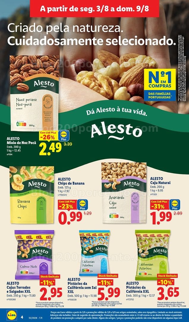 Antevisão Folheto LIDL Promoções de 3 a 9 agosto - Edição Digital