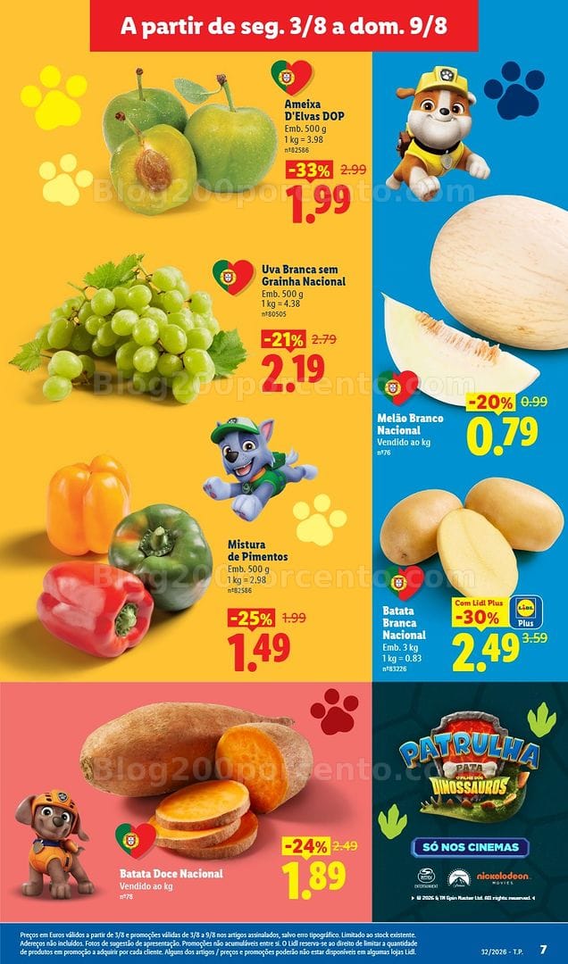 Antevisão Folheto LIDL Promoções de 3 a 9 agosto - Edição Digital