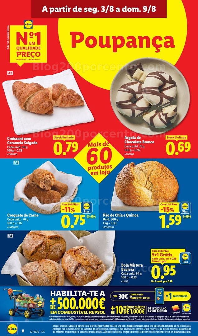 Antevisão Folheto LIDL Promoções de 3 a 9 agosto - Edição Digital