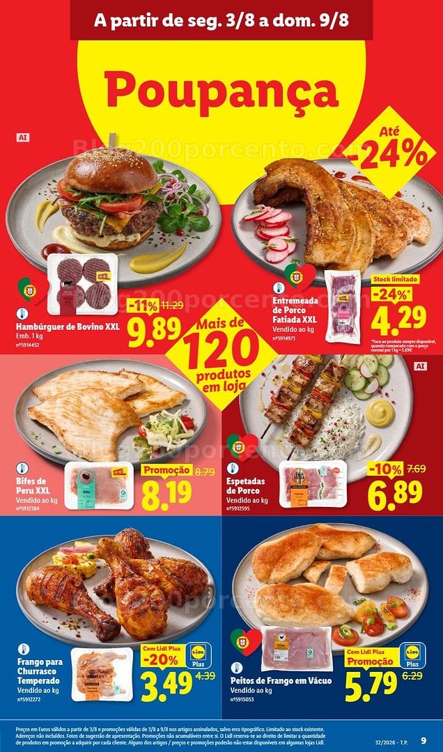 Antevisão Folheto LIDL Promoções de 3 a 9 agosto - Edição Digital