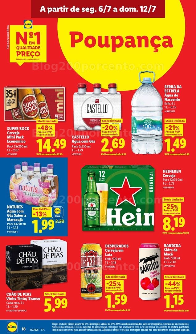 Antevisão Folheto LIDL Promoções de 6 a 12 julho - Edição Digital