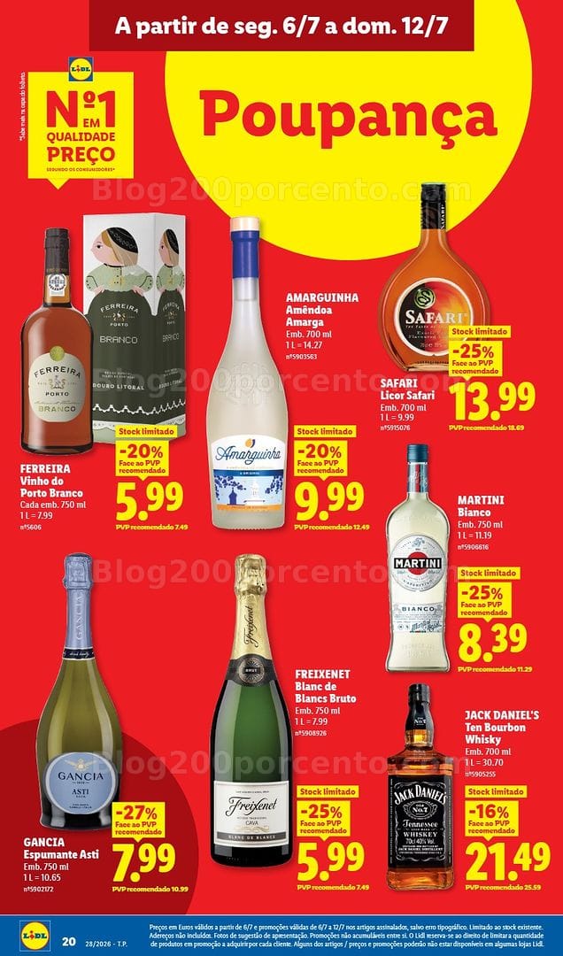 Antevisão Folheto LIDL Promoções de 6 a 12 julho - Edição Digital