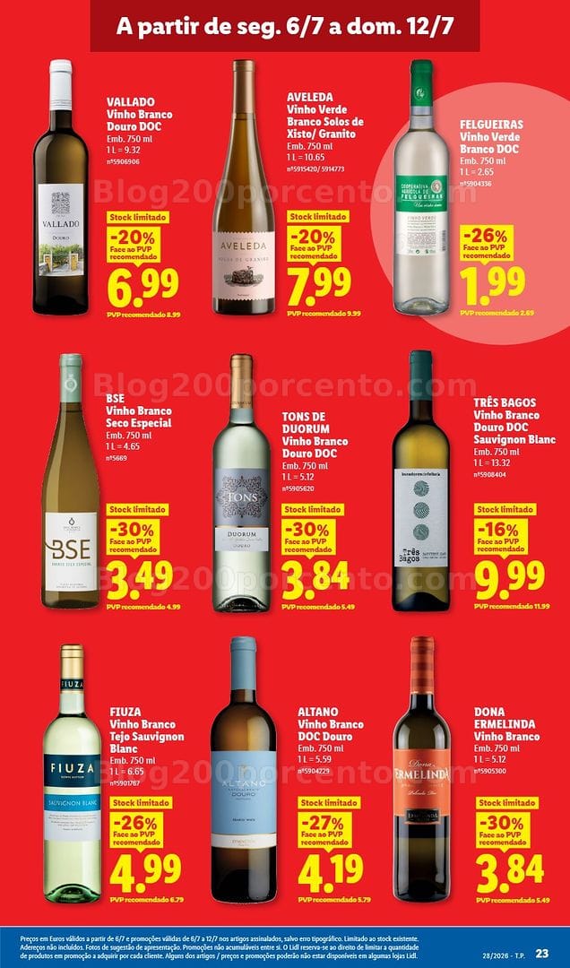 Antevisão Folheto LIDL Promoções de 6 a 12 julho - Edição Digital