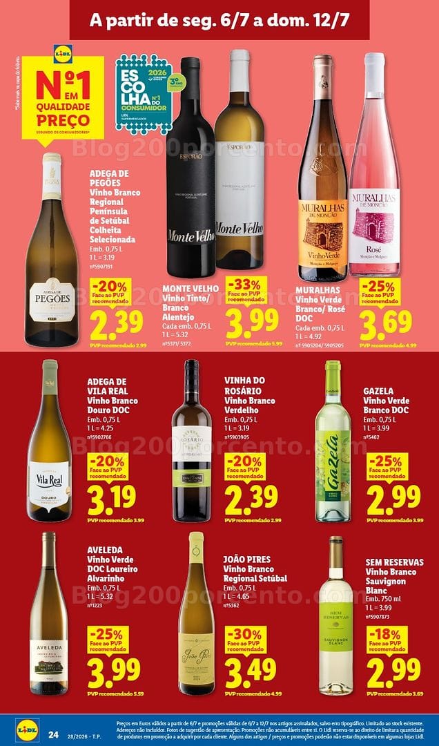 Antevisão Folheto LIDL Promoções de 6 a 12 julho - Edição Digital