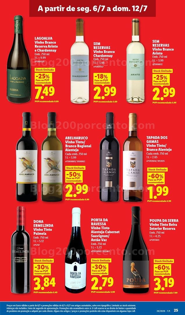 Antevisão Folheto LIDL Promoções de 6 a 12 julho - Edição Digital