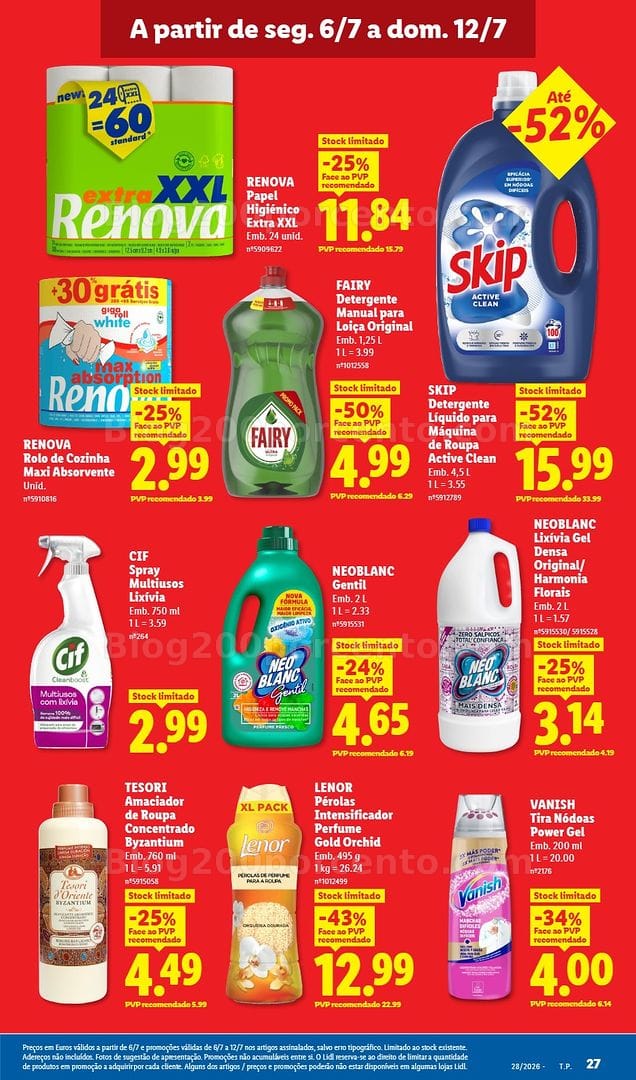 Antevisão Folheto LIDL Promoções de 6 a 12 julho - Edição Digital