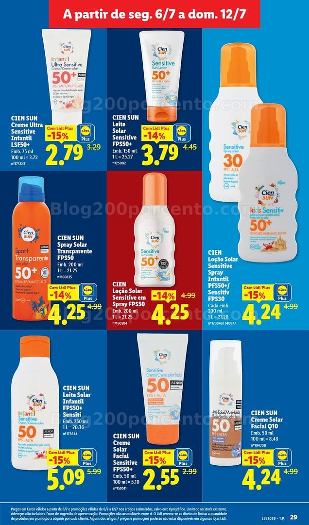 Antevisão Folheto LIDL Promoções de 6 a 12 julho - Edição Digital