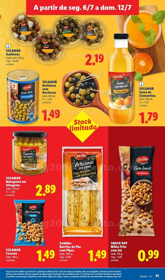 Antevisão Folheto LIDL Promoções de 6 a 12 julho - Edição Digital