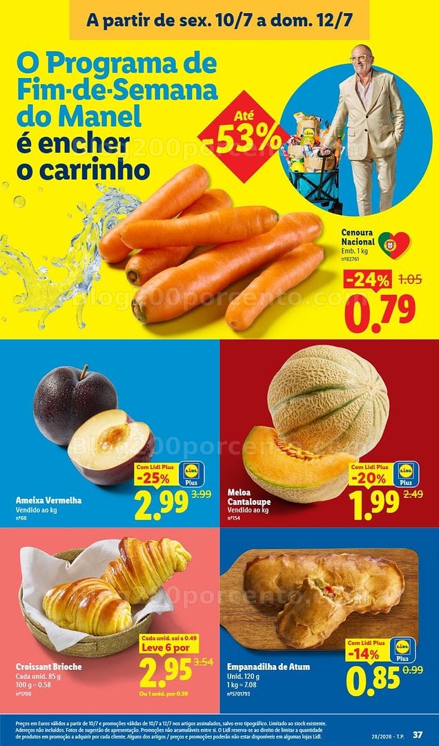Antevisão Folheto LIDL Promoções de 6 a 12 julho - Edição Digital