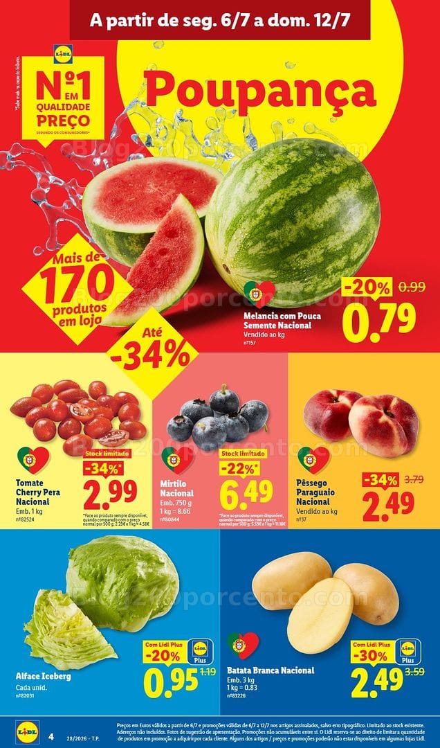 Antevisão Folheto LIDL Promoções de 6 a 12 julho - Edição Digital