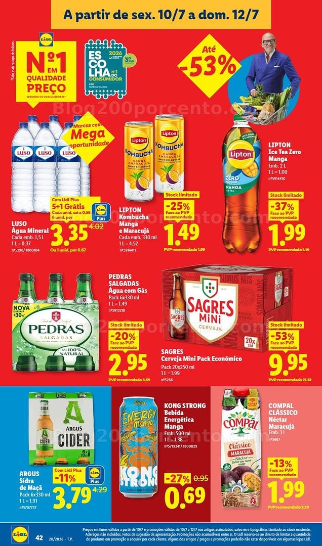 Antevisão Folheto LIDL Promoções de 6 a 12 julho - Edição Digital